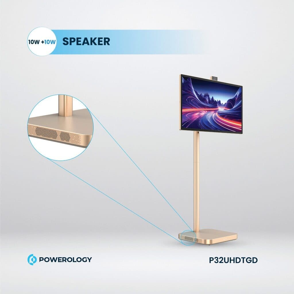 سبيكرات شاشة باورولوجي المتنقلة