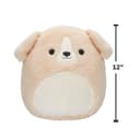 12 inch Fuzzamallows Medium Plush Stevon Tan Dog Officially Licensed Kellytoy Plush Toy Colorful Soft Gift for Kids Girls & Boys Washable Squishy Stuff Toy Multicolor All Age - 715894