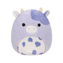 12 inch Medium Plush Fuzzamallows Bubba Purple Cow with Spotted Belly Walmart Officially Licensed Kellytoy Plush Toy Colorful Soft Gift for Kids Girls & Boys Washable Squishy Stuff Toy Multicolor All Age