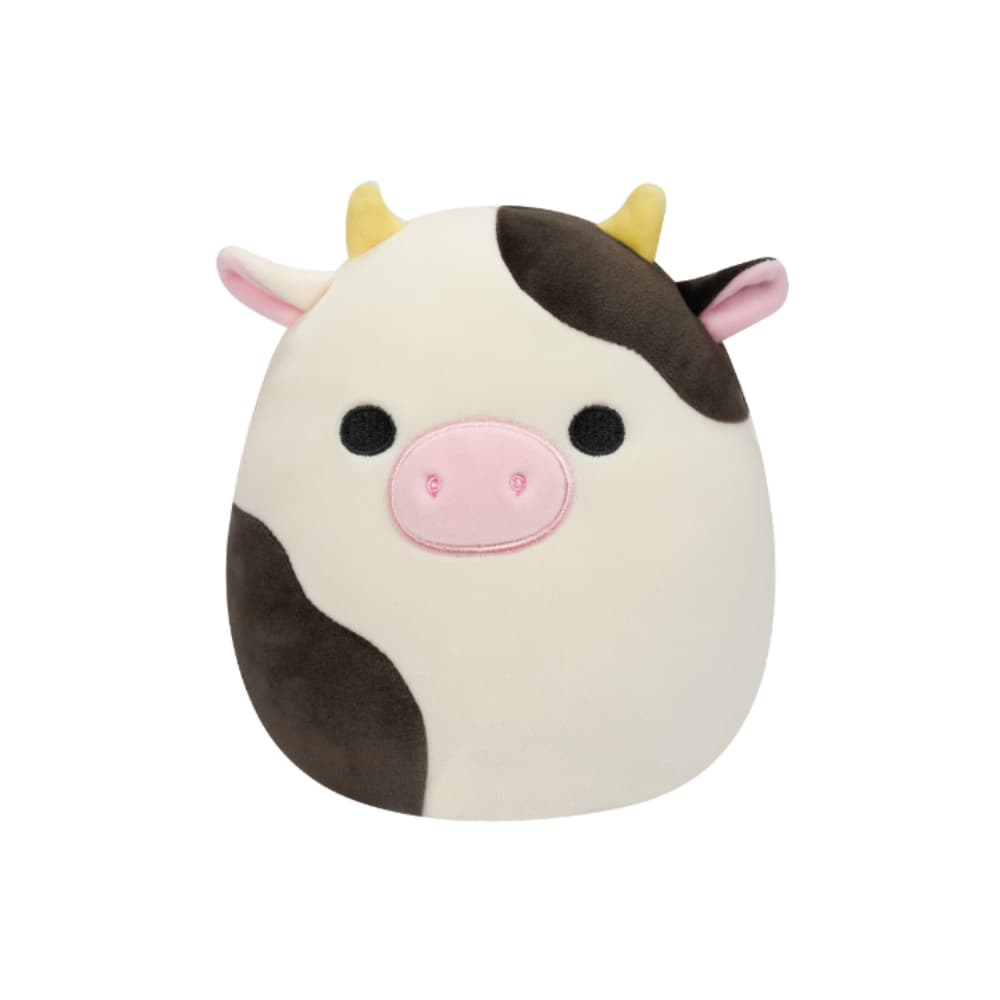 7.5 inch Little Plush Connor Black & White Cow Officially Licensed Kellytoy Plush Toy Colorful Soft Gift for Kids Girls & Boys Washable Squishy Stuff Toy Multicolor All Age