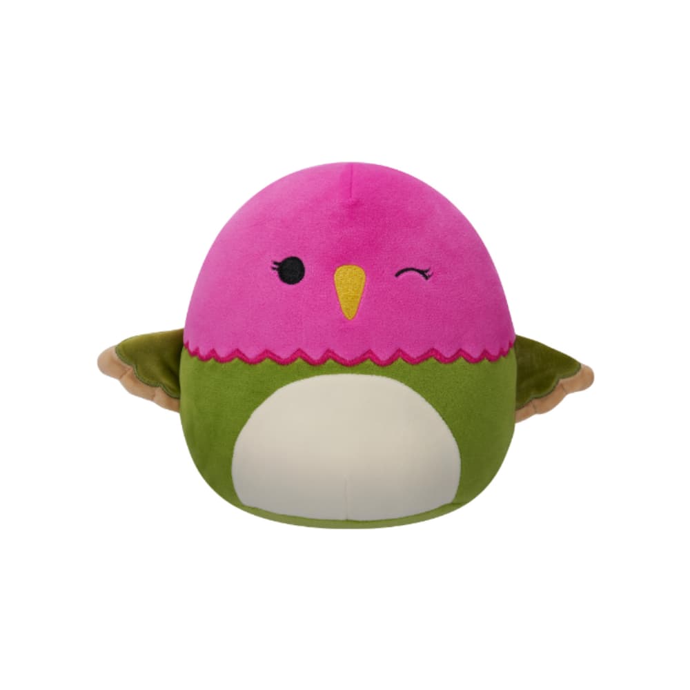 7.5 inch Little Plush Na Ima Pink N Green Hmngbrd Officially Licensed Kellytoy Plush Toy Colorful Soft Gift for Kids Girls & Boys Washable Squishy Stuff Toy Multicolor All Age