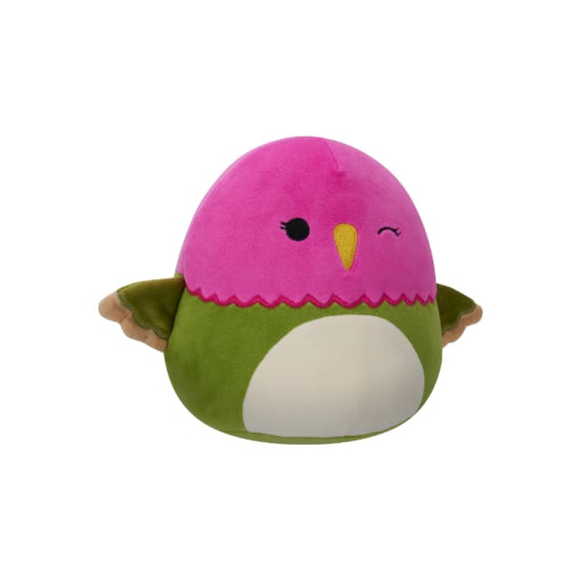 7.5 inch Little Plush Na Ima Pink N Green Hmngbrd Officially Licensed Kellytoy Plush Toy Colorful Soft Gift for Kids Girls & Boys Washable Squishy Stuff Toy Multicolor All Age - 715938