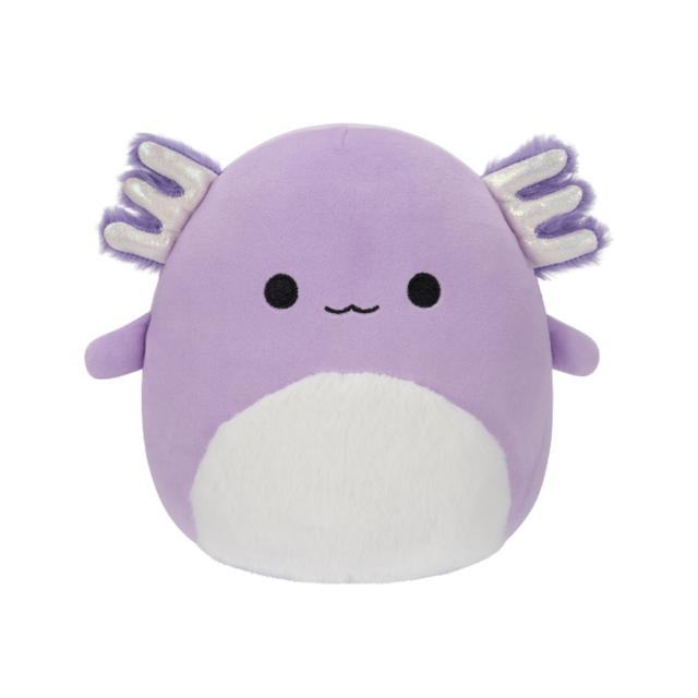 7.5 inch Little Plush Monica the Purple Axolotl with Fuzzy Belly Officially Licensed Kellytoy Plush Toy Colorful Soft Gift for Kids Girls & Boys Washable Squishy Stuff Toy Multicolor All Age - SW1hZ2U6MzQ3OTAxNQ==