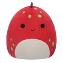 دمية محشوة للأطفال دولان 7.5 بوصة أحمر وأصفر سكويشمالوز Squishmallows Dolan Dino Plush Toy