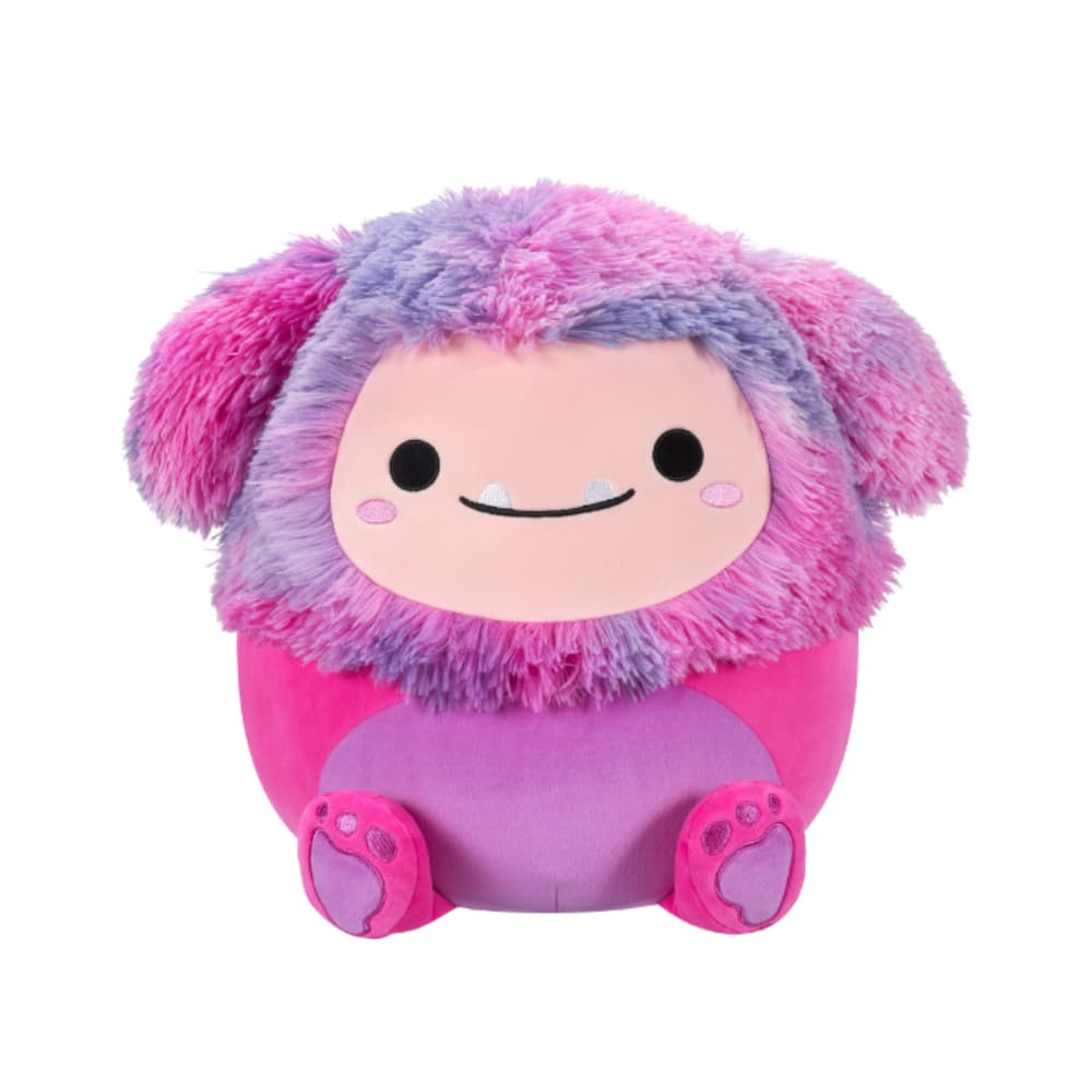 12 inch Medium Plush Woxie Magenta Bigfoot Officially Licensed Kellytoy Plush Toy Colorful Soft Gift for Kids Girls & Boys Washable Squishy Stuff Toy Multicolor All Age