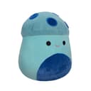 دمية محشوة للأطفال فطر 12 بوصة أزرق سماوي سكويشمالوز Squishmallows Ankur Teal Mushroom with Blue Fuzzy Spots and Belly Plush Toy