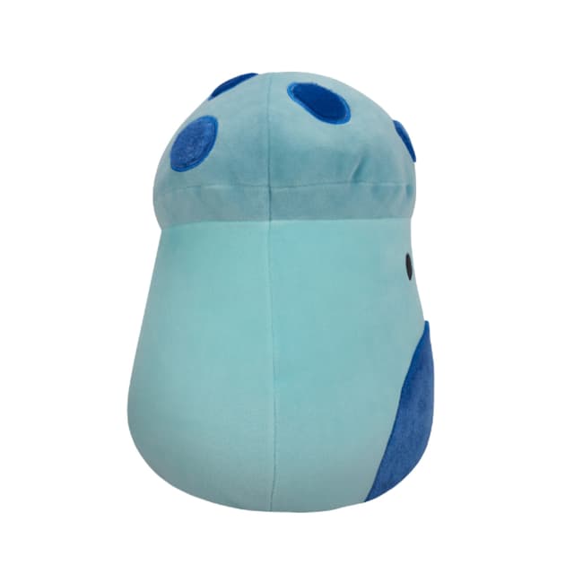 دمية محشوة للأطفال فطر 12 بوصة أزرق سماوي سكويشمالوز Squishmallows Ankur Teal Mushroom with Blue Fuzzy Spots and Belly Plush Toy