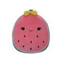 12 inch Medium Plush Wanda Pink Watermelon with Seeds and Bow Officially Licensed Kellytoy Plush Toy Colorful Soft Gift for Kids Girls & Boys Washable Squishy Stuff Toy Multicolor All Age