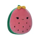 12 inch Medium Plush Wanda Pink Watermelon with Seeds and Bow Officially Licensed Kellytoy Plush Toy Colorful Soft Gift for Kids Girls & Boys Washable Squishy Stuff Toy Multicolor All Age