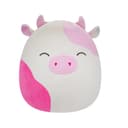 دمية محشوة للأطفال بشخصية بقرة  16 بوصة زهري سكويشمالوز Squishmallows Caedyn Spotted Cow with Closed Eyes Plush Toy