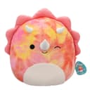 دمية محشوة للأطفال ترينيتي 16 بوصة وردي سكويشمالوز Squishmallows Trinity Tie Dye Triceratops Plush Toy