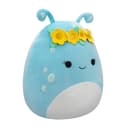Squishmallows Large Plush 16 inch Natnat Pastel Blue Alien with Flower Crown Officially Licensed Kellytoy Plush Toy Colorful Soft Gift for Kids Girls & Boys Washable Squishy Stuff Toy Multicolor All Age