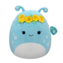 Squishmallows Large Plush 16 inch Natnat Pastel Blue Alien with Flower Crown Officially Licensed Kellytoy Plush Toy Colorful Soft Gift for Kids Girls & Boys Washable Squishy Stuff Toy Multicolor All Age