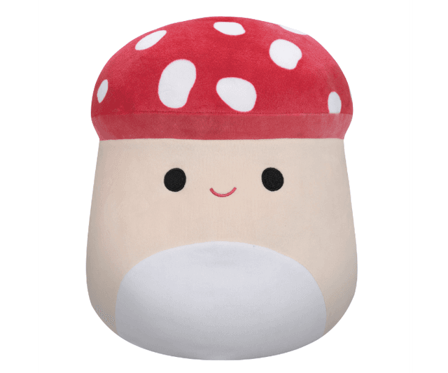 14 inch Large Plush Malcolm Red Spotted Mushroom Officially Licensed Kellytoy Plush Toy Colorful Soft Gift for Kids Girls & Boys Washable Squishy Stuff Toy Multicolor All Age - SW1hZ2U6MzQ3ODk3MQ==