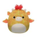Squishmallows Little Plush 5 inch Dieric Yellow Textured Dragon with Red Hair Officially Licensed Kellytoy Plush Toy Colorful Soft Gift for Kids Girls & Boys Washable Squishy Stuff Toy Multicolor All Age