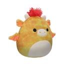 Squishmallows Little Plush 5 inch Dieric Yellow Textured Dragon with Red Hair Officially Licensed Kellytoy Plush Toy Colorful Soft Gift for Kids Girls & Boys Washable Squishy Stuff Toy Multicolor All Age