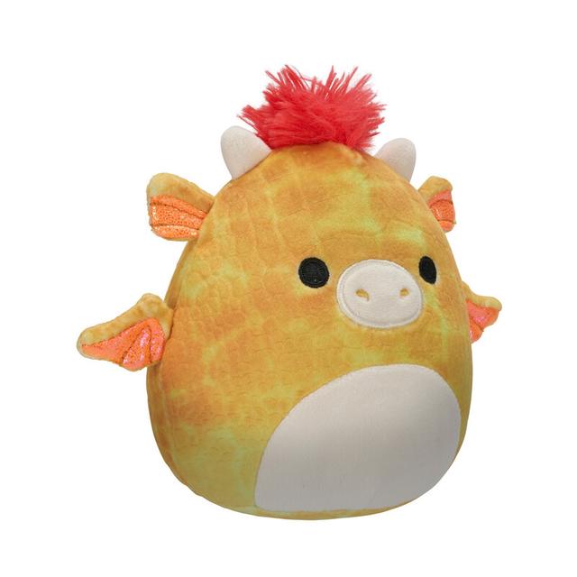 Squishmallows Little Plush 5 inch Dieric Yellow Textured Dragon with Red Hair Officially Licensed Kellytoy Plush Toy Colorful Soft Gift for Kids Girls & Boys Washable Squishy Stuff Toy Multicolor All Age
