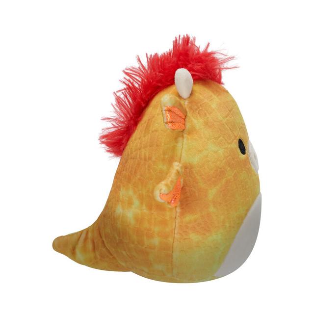 Squishmallows Little Plush 5 inch Dieric Yellow Textured Dragon with Red Hair Officially Licensed Kellytoy Plush Toy Colorful Soft Gift for Kids Girls & Boys Washable Squishy Stuff Toy Multicolor All Age