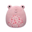 12 inch Medium Plush Kline Pink Frog with Sakura Flower Belly Officially Licensed Kellytoy Plush Toy Colorful Soft Gift for Kids Girls & Boys Washable Squishy Stuff Toy Multicolor All Age - 978966