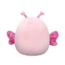 12 inch Medium Plush Light Pink Velvet Butterfly with Pink Belly, Antennas, and Wings Officially Licensed Kellytoy Plush Toy Colorful Soft Gift for Kids Girls & Boys Washable Squishy Stuff Toy Multicolor All Age