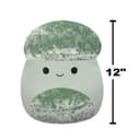 12 inch Medium Plush Light Green Velvet Mushroom with Green Belly and Top Officially Licensed Kellytoy Plush Toy Colorful Soft Gift for Kids Girls & Boys Washable Squishy Stuff Toy Multicolor All Age - 715830