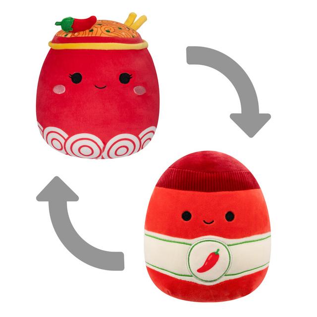 Squishmallows Little Plush 5 inch Odion Red Fire Noodles/Illia Sriracha Flipamallows Officially Licensed Kellytoy Plush Toy Colorful Soft Gift for Kids Girls & Boys Washable Squishy Stuff Toy Multicolor All Age - SW1hZ2U6MzQ3ODczMw==