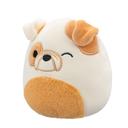 دمى محشوة للأطفال 5 بوصة عدد 2 نهدي وأزرق سكويشمالوز Squishmallows Geraldine Scottish Fold Cat/Brock Bulldog Plush Toy