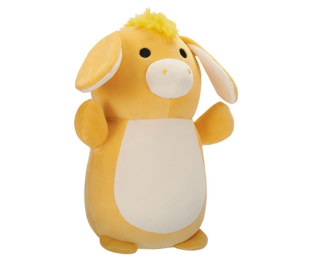 10 inch Medium Plush Gavyn Yellow Donkey Hugmee Officially Licensed Kellytoy Plush Toy Colorful Soft Gift for Kids Girls & Boys Washable Squishy Stuff Toy Multicolor All Age