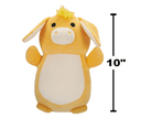 10 inch Medium Plush Gavyn Yellow Donkey Hugmee Officially Licensed Kellytoy Plush Toy Colorful Soft Gift for Kids Girls & Boys Washable Squishy Stuff Toy Multicolor All Age