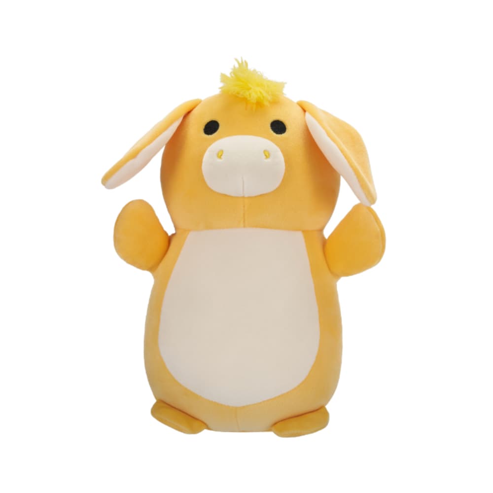 14 inch Large Plush Gavyn Yellow Donkey Hugmee Officially Licensed Kellytoy Plush Toy Colorful Soft Gift for Kids Girls & Boys Washable Squishy Stuff Toy Multicolor All Age