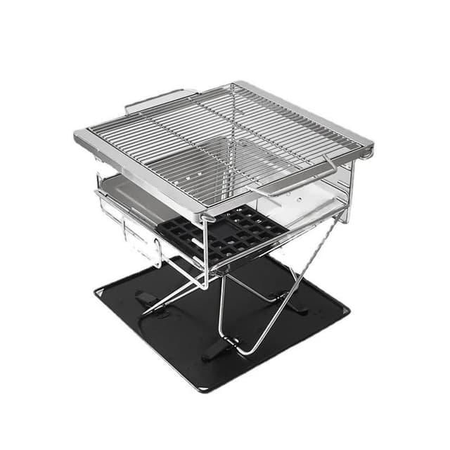 منقل شوي شواية فحم متنقلة قابلة للطي Portable Camping BBQ Grill