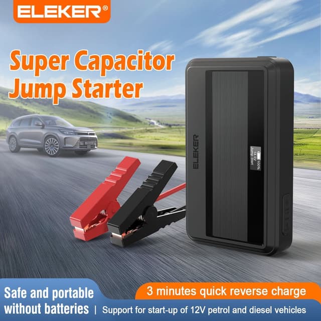 Eleker Portable 12V Super Capacitor Jump Starter