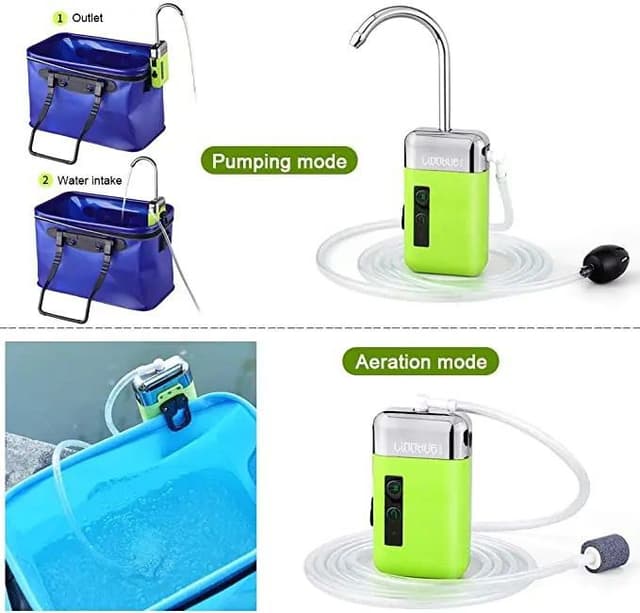 مضخة مياه لاسلكية للرحلات 2600 مللي أمبير Portable Water Pump Tool