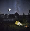 لمبة سنارة كشاف ليد خارجي للرحلات 3450 لومن قابلة للشحن بالطاقة الشمسية Solar Rechargeable Camping LED Light