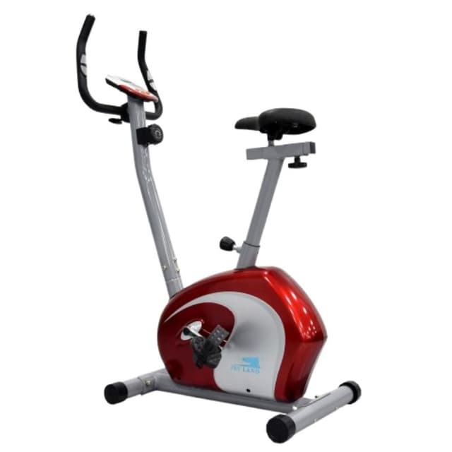 SkyLand Magnetic Indoor Cycling Bike for Home Gym Adjustable Seat, Digital Monitor, 8 Resistance Levels, Upright Exercise Bike  - 978497