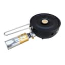 موقد غاز للرحلات مع مقلاة ستانلس ستيل مدمجة 2300 واط Outdoor Portable Gas Stove Nonstick Cooking frying pan - 723450