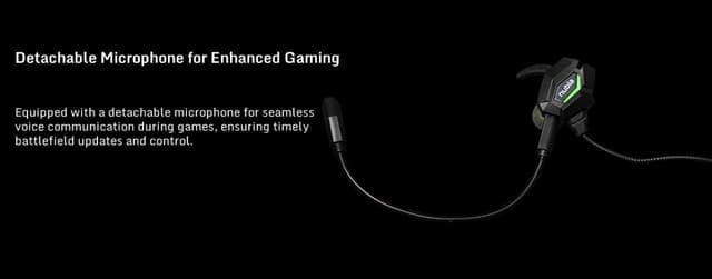 سماعة قيمنق سلكية ريد ماجيك مع مايك Redmagic Type-C Wired Game Earphone