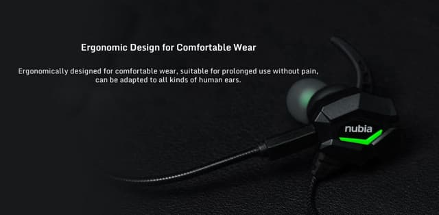 سماعة قيمنق سلكية ريد ماجيك مع مايك Redmagic Type-C Wired Game Earphone