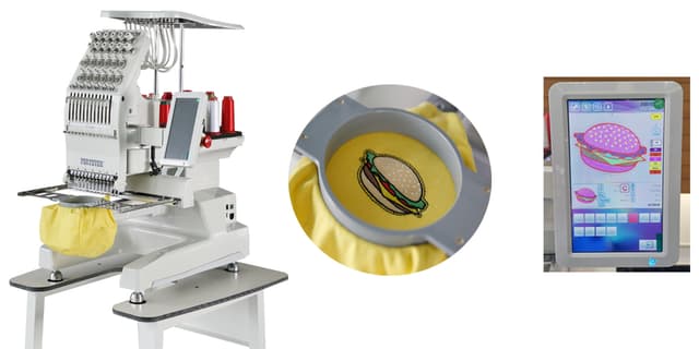 ماكينة تطريز بالكمبيوتر فورتيفر هالو 12 ابرة 240*320 مم Fortever Halo-100 Embroidery Machine