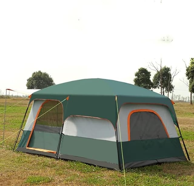 خيمة رحلات توبيز أخضر 6 الى 8 أشخاص Toby's Medium Camping Tent