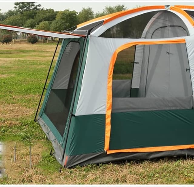 خيمة رحلات توبيز أخضر 6 الى 8 أشخاص Toby's Medium Camping Tent