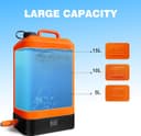 Portable Outdoor Shower 15L Gallon Silicone Water Tank - 716243