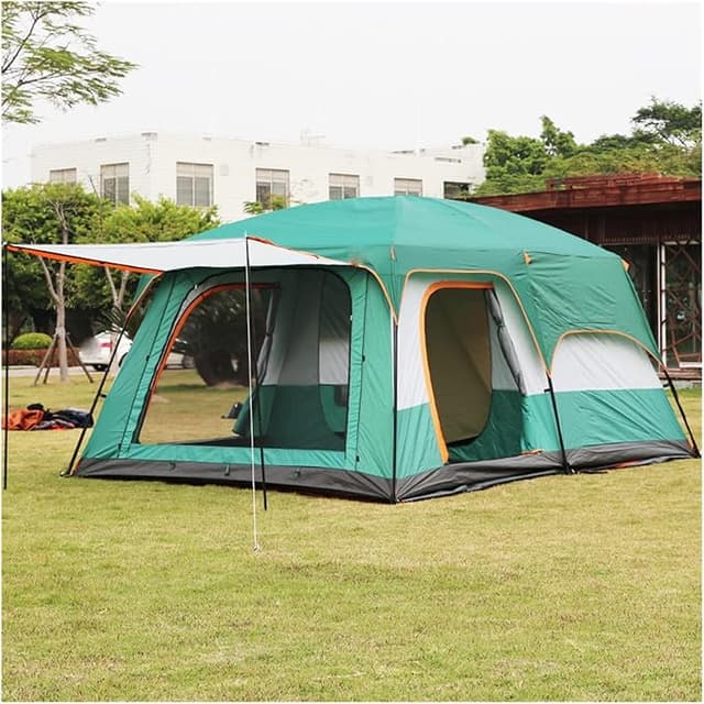 خيمة رحلات توبيز أخضر 6 الى 8 أشخاص Toby's Medium Camping Tent