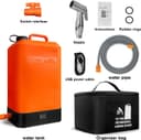 Portable Outdoor Shower 15L Gallon Silicone Water Tank - 716247