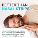 لصقات الشخير لتحسين التنفس اثناء النوم 15 قطعة Intake Breathing Nasal Strip Starter Kit