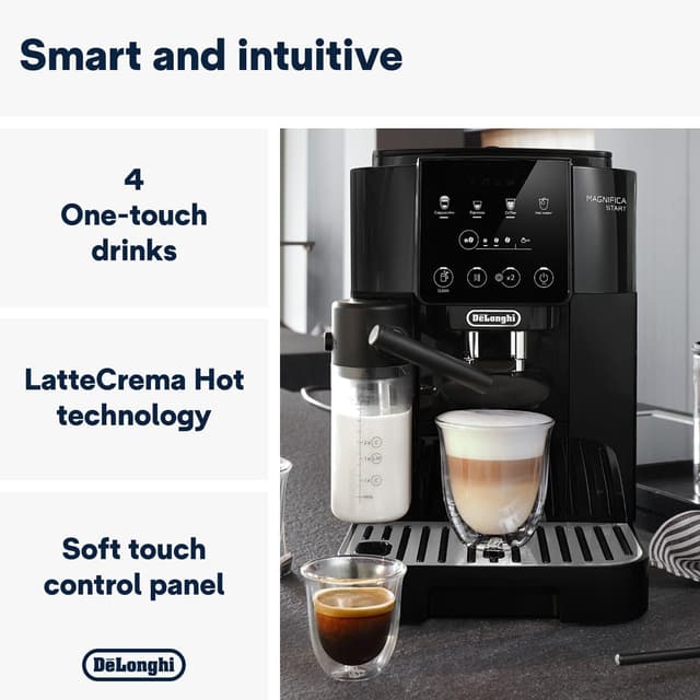 ماكينة قهوة ديلونجي ماجنيفيكا ستارت الأوتوماتيكية 1450 واط 1.8 لتر DeLonghi Magnifica Start Fully Automatic Coffee Machine - 718872