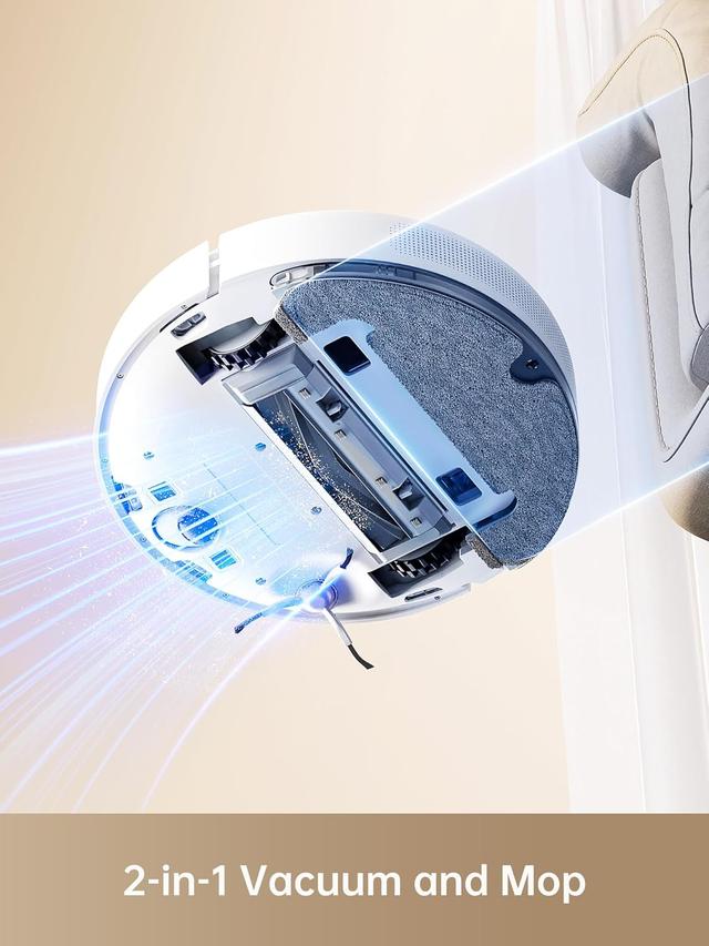 مكنسة روبوت ذكية دريمي دي 10 بلس الجيل الثاني 6000 باسكال Dreame D10 Plus Gen 2 Robot Vacuum Cleaner