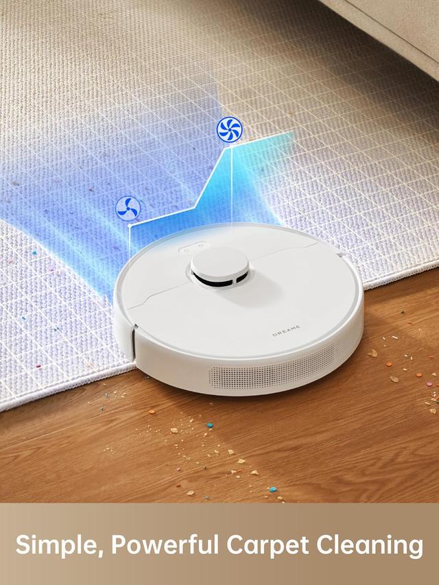 Dreame D10 Plus Gen 2 Robot Vacuum Cleaner with Self Empty, 6000 Pa Suction Power - SW1hZ2U6MzUwMDAxNg==