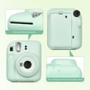 O Ozone Silicone Case for Fujifilm Instax Mini 12 Instant Camera Case Soft Protective Camera Cover with Adjustable Shoulder Strap - Mint Green