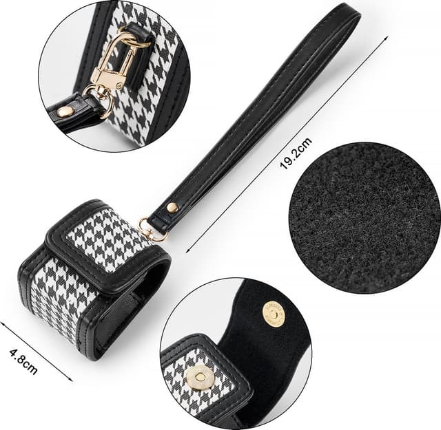 O Ozone 4-in-1 Accessories Set Compatible with Fujifilm Instax Pal Including Camera Case with Wrist Strap /Photo Clips/Photo Frame/Hanging String/Stickers/ Mini Tabletop Tripod- Black